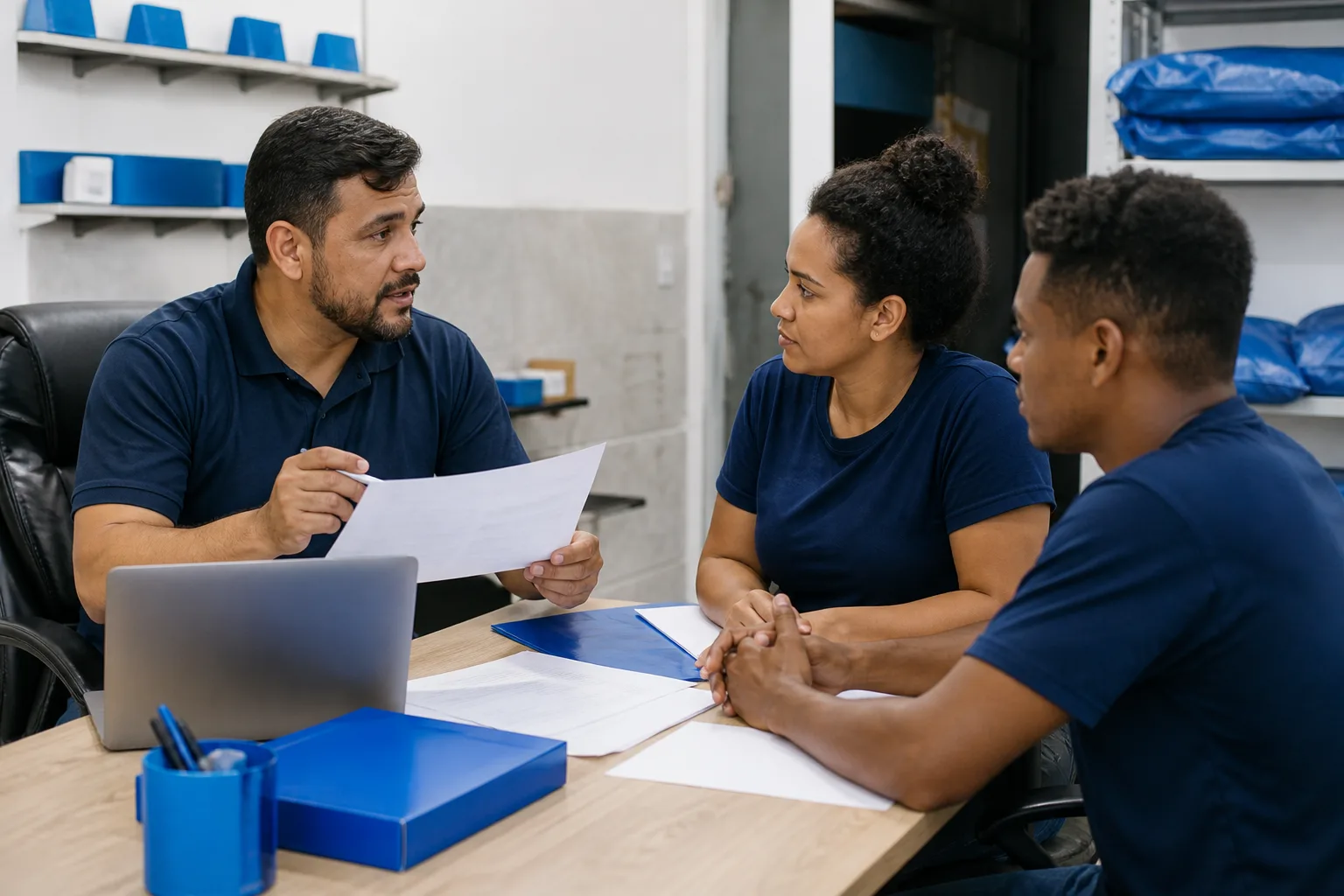 Gestor de PME revisando números do negócio, no contexto de carta de correção eletrônica: 3 limites legais na nf-e